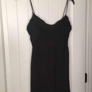 Black formal dress in 7/8